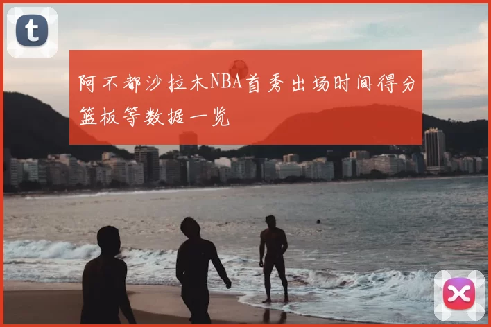 阿不都沙拉木NBA首秀出场时间得分篮板等数据一览